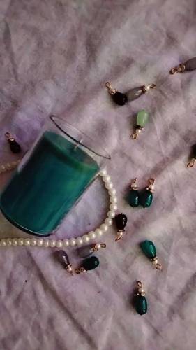 Smallish Glass Candle