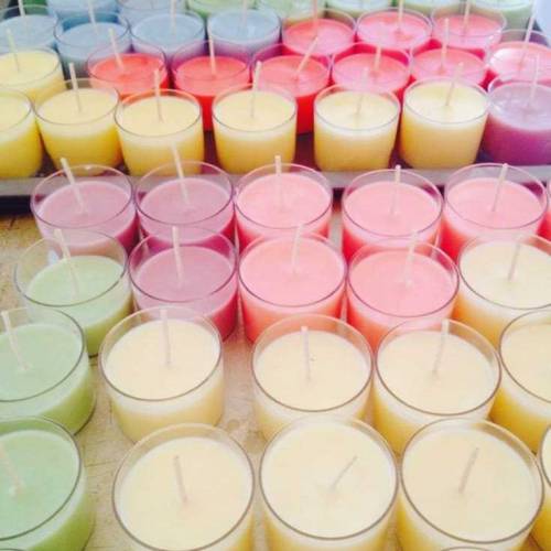 Smallish Glass Candle