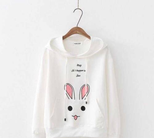 JBi rabbit huddie Unisex white 