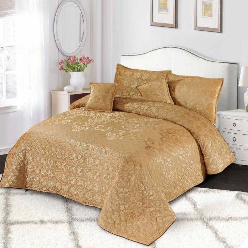 Marry Gold Quilted Palachi Bedspread