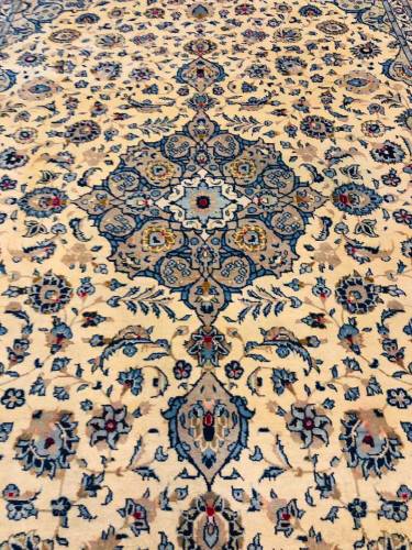 Hand knotted carpet from iran nain
