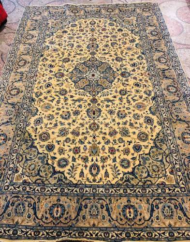 Hand knotted carpet from iran nain