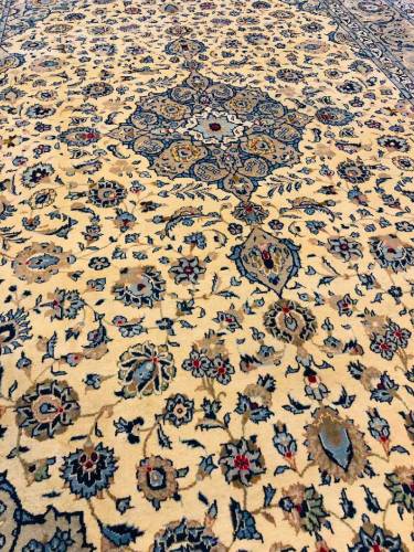 Hand knotted carpet from iran nain