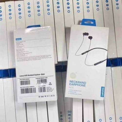  Lenovo HE05 | Neckband Bluetooth Headset | Lightweight | Flexible