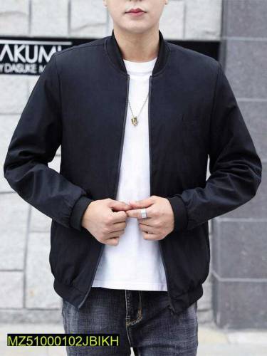 1 pc Mans stitched bomber quilted fleece plain jackets