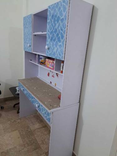 Study table with cabinets 