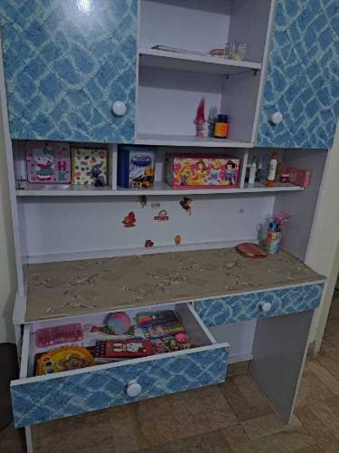 Study table with cabinets 