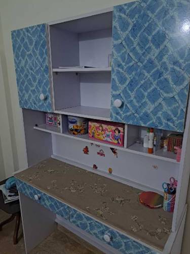 Study table with cabinets 