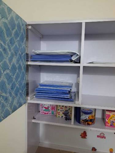 Study table with cabinets 