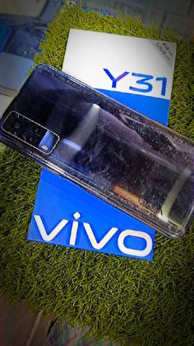 vivo y31 mobile and box only and seald piece all okk 