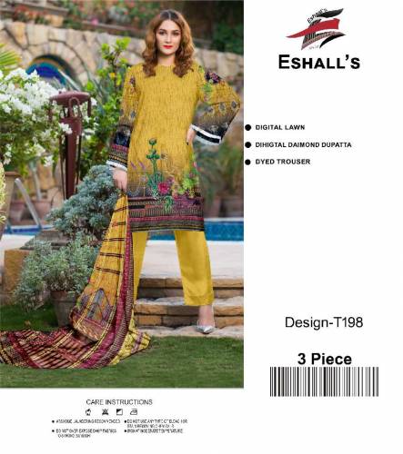 new design 3pc suites 2024 lownch Shirt Digital Print ----------Lawn T