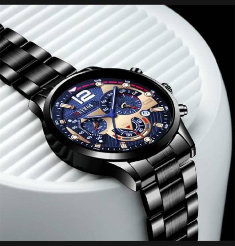 New Men Stainless Steel Watch
