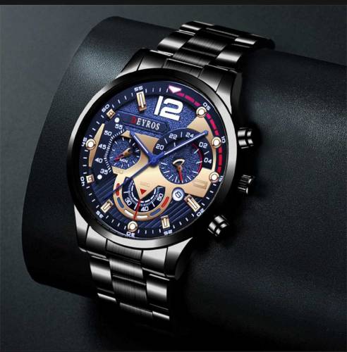 New Men Stainless Steel Watch