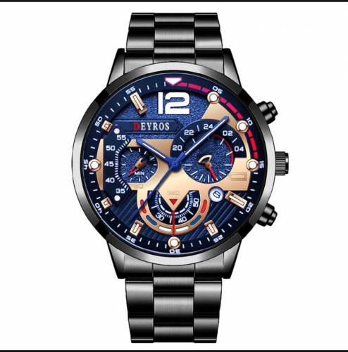 New Men Stainless Steel Watch