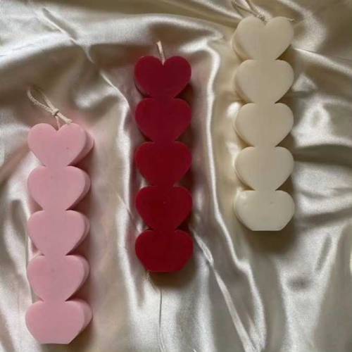 Customised Heart candles