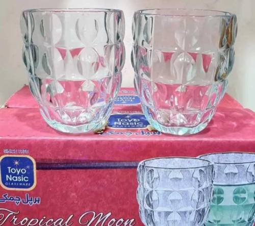 GLASS WATER PACK OF 6 PCS