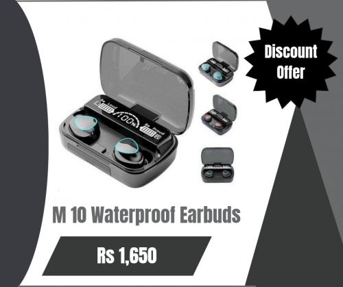 M 10 Waterproof Earbuds