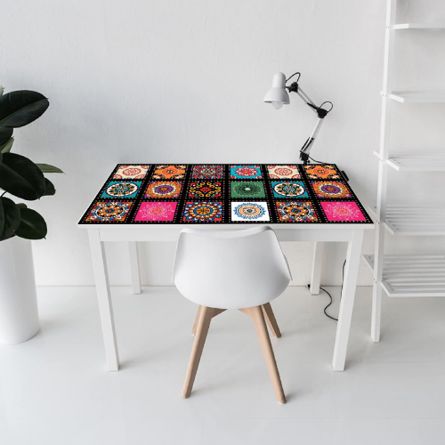 Self-adhesive Colorful Tile Stickers Pack of 12 - 24 - 36 - 48 Pcs.