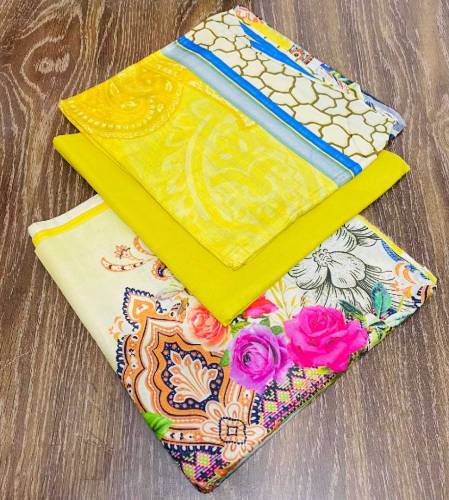 Eshaals 3PC Lawn Collection Shirt Digital Print ----------Lawn Trouser