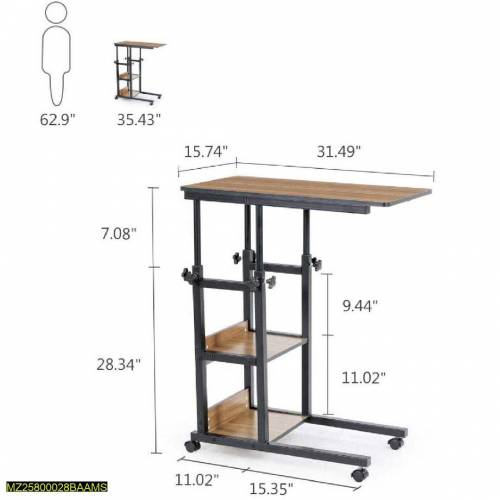 wooden adjustable table for sofa and bed free delivery 