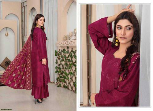 Zara Noor Unstitched Wool Embroidered Ladies Suit