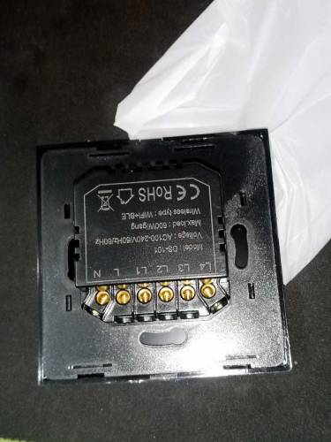 Smart WiFi 4 Gang Switch Black Colours Available