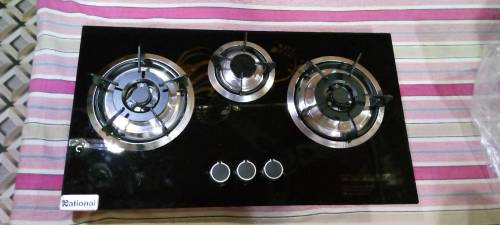 National Kitchen stove 3 Burner - pure black