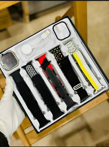 Ultra 10in1 Smart Watch with 10 Straps 