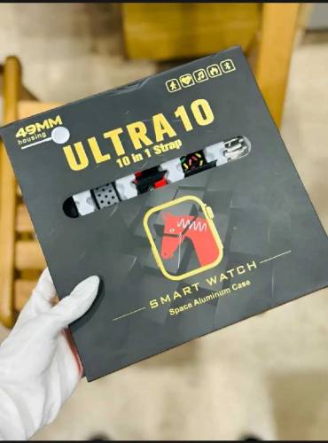 Ultra 10in1 Smart Watch with 10 Straps 