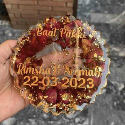nikah or birthday 'engagment frame