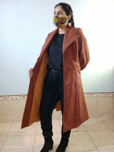 woollen long coat