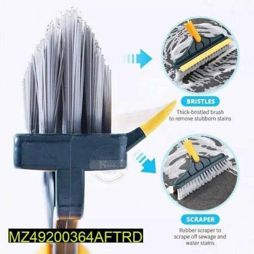2 in 1 Dust Cleaning Scruber and Wiper Brush
