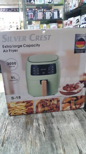 German Silver Crest Air Fryer - 8.0 Liter Large Capacity