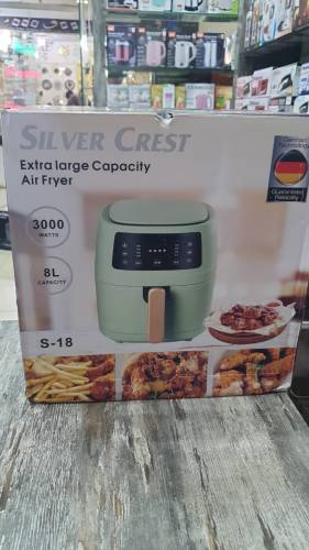 German Silver Crest Air Fryer - 8.0 Liter Large Capacity