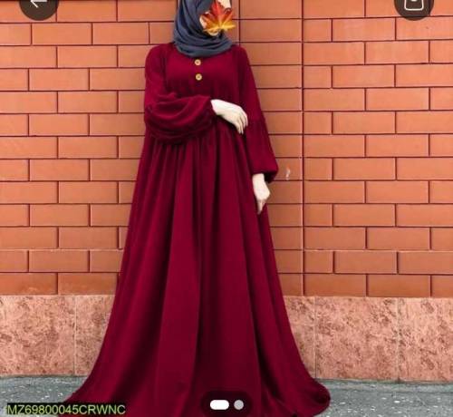 Georgette plain women's Abaya 