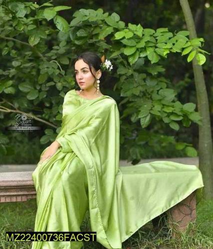 unstitched silk plain saree collection 