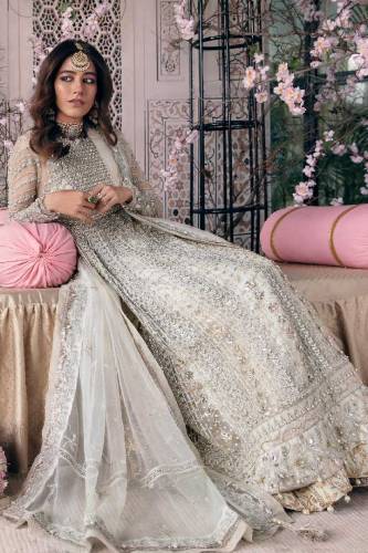 3 Pcs Unstitched Bridal Dress