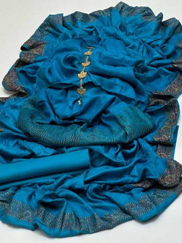 Winter Linen Jacquard 3pc Dress