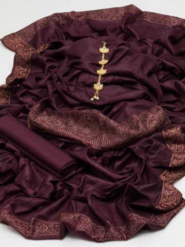 Winter Linen Jacquard 3pc Dress