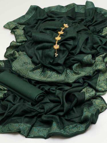 Winter Linen Jacquard 3pc Dress