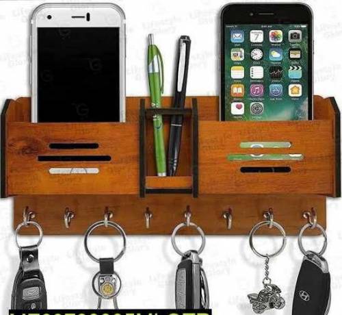 Wall Mount Keys, Pen and Mobile Holder