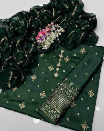 Just looking like A Waoo 3pcs fancy Tilla Embroidery 
