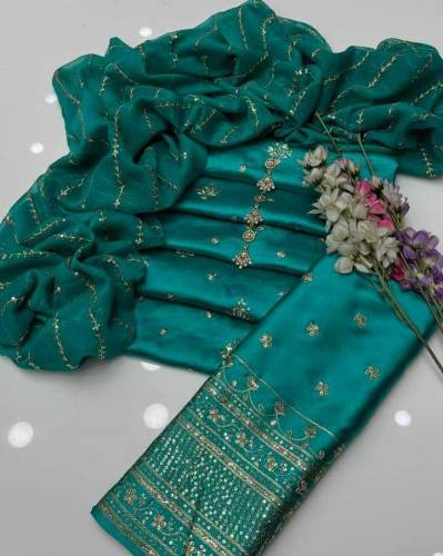 Just looking like A Waoo 3pcs fancy Tilla Embroidery 