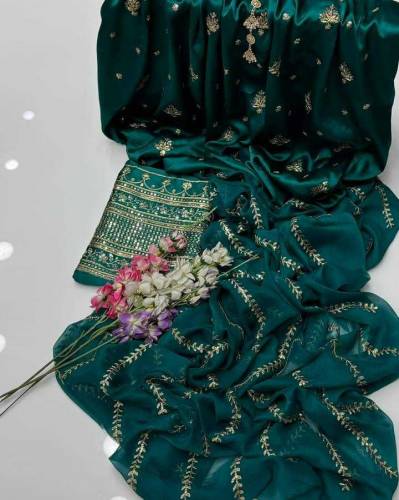 Just looking like A Waoo 3pcs fancy Tilla Embroidery 