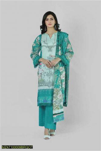 3 pcs Bareeq Lawn