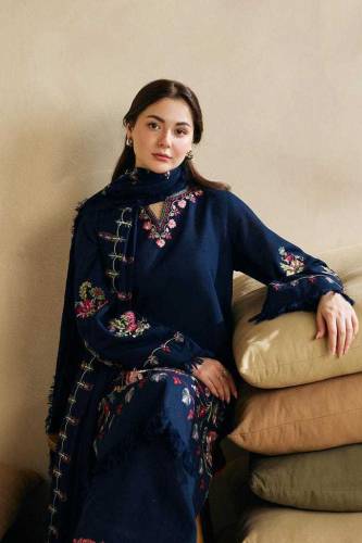 ladies 3 Pc embroided suit