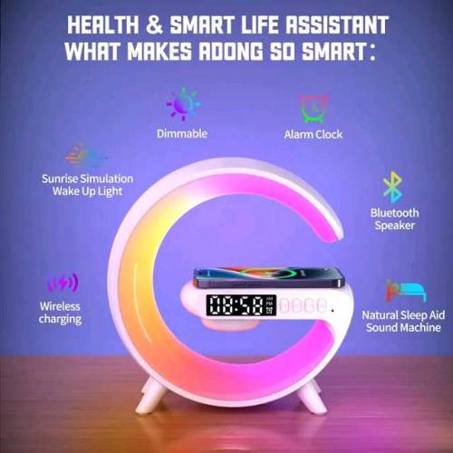 Sound Meachine With Wireless Fast Charging, RGB light