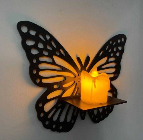 Butterfly Frame Wall Hanging ,Pack of 3