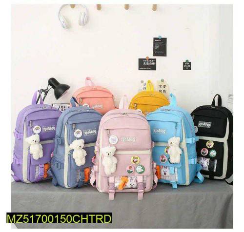 4pc Nylon backpack 