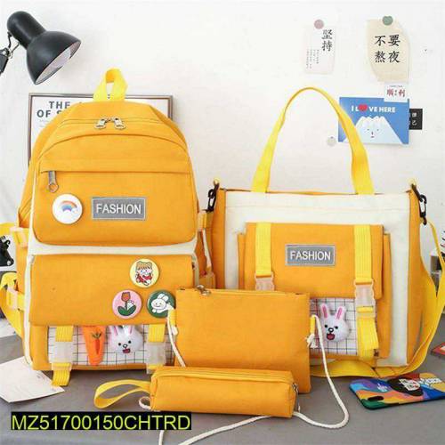 4pc Nylon backpack 